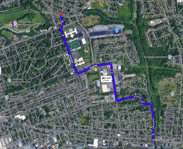 Derry St Gate to Market St Gate Detour
